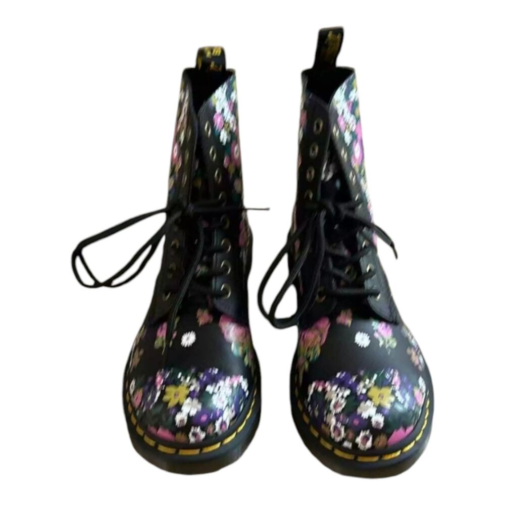 DR MARTENS 1460 PASCAL BOOTS UK 5 EU 38 US 7‎ VINTAGE FLORAL DOCS New! - Picture 7 of 16